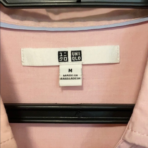 Uniqlo Light Pink, Slim Fit, Cotton Button Up - Picture 2 of 3